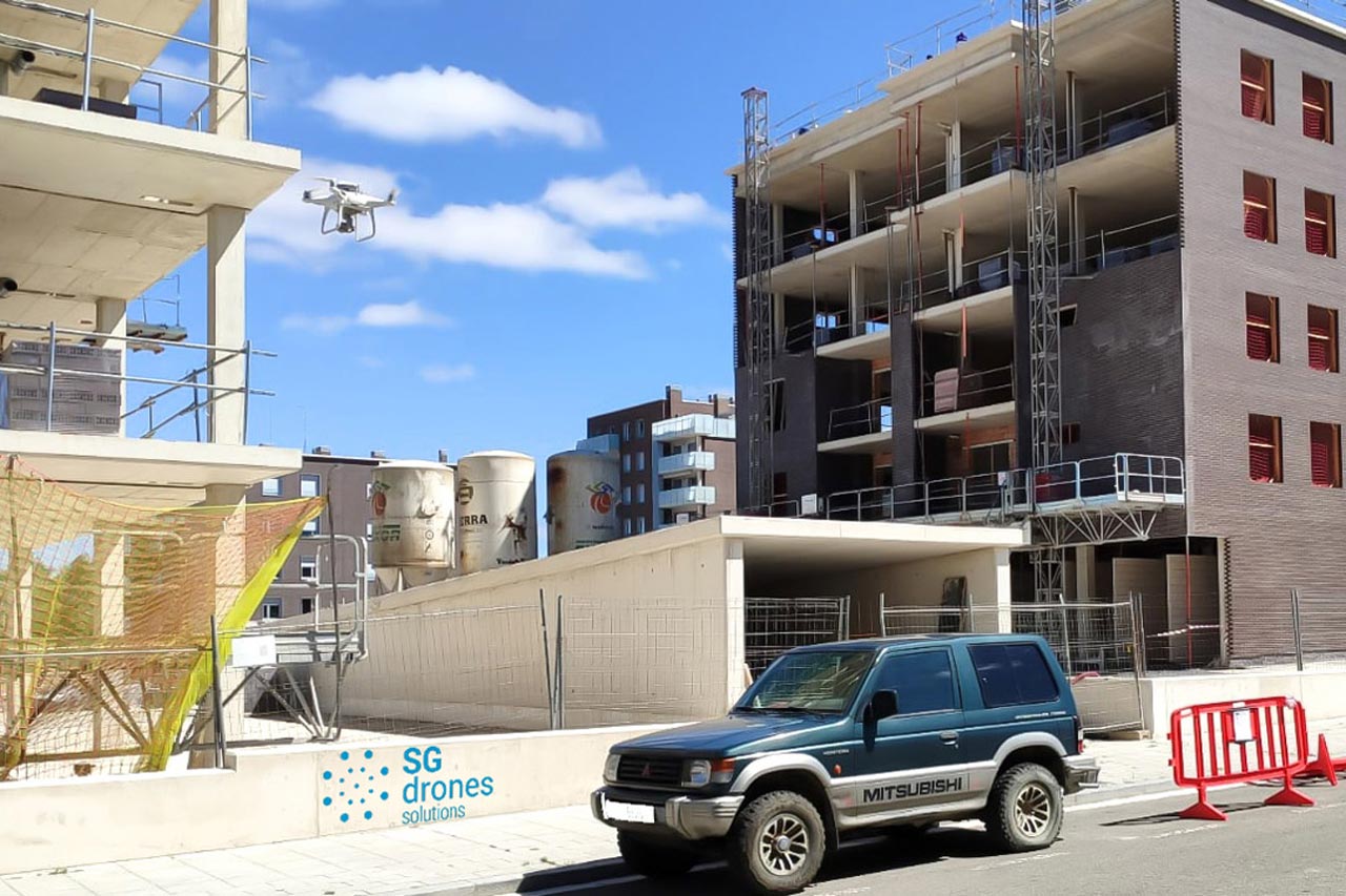 Imagen de Drones Seguimiento de Obras e infraestructuras 05 utilizada en los servicios profesionales de SG Solutions.