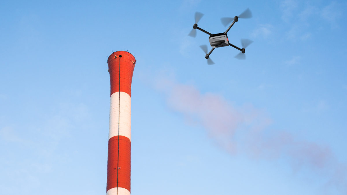 Detección de gases con drones