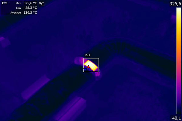 Imagen de SG drones Inspecciones Cámara térmica Termografía 04 utilizada en los servicios profesionales de SG Solutions.