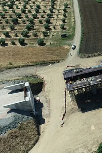 Imagen de SG drones Seguimiento evolución Obras Civiles utilizada en los servicios profesionales de SG Solutions.