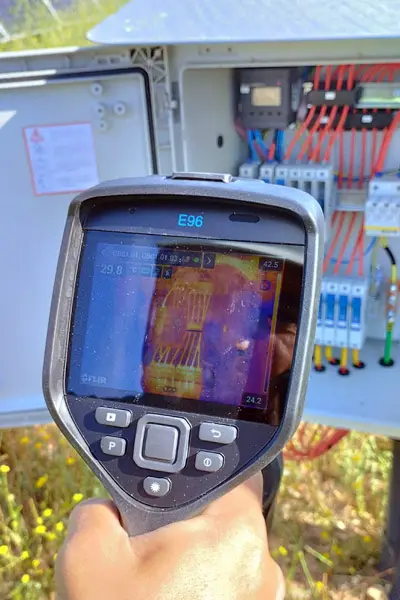 Imagen de SG solutions Inspección Cámara térmica Manual 4 utilizada en los servicios profesionales de SG Solutions.