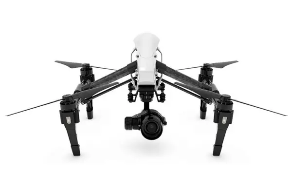 Imagen de Equipo dron dji inspire 1 fotografía aérea profesional utilizada en los servicios profesionales de SG Solutions.