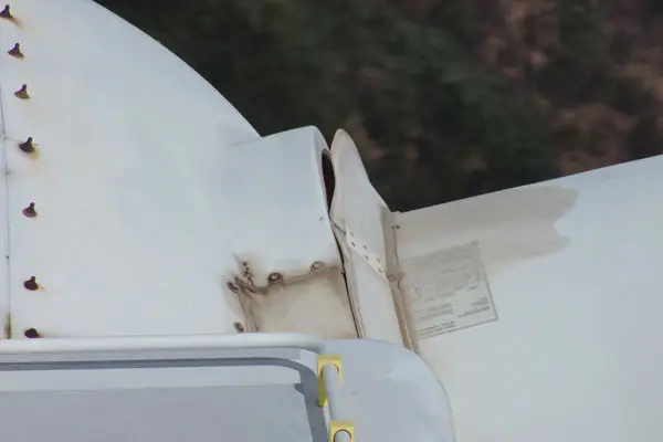 Imagen de Inspección Eólica dron union pala buje defecto gelcoat utilizada en los servicios profesionales de SG Solutions.