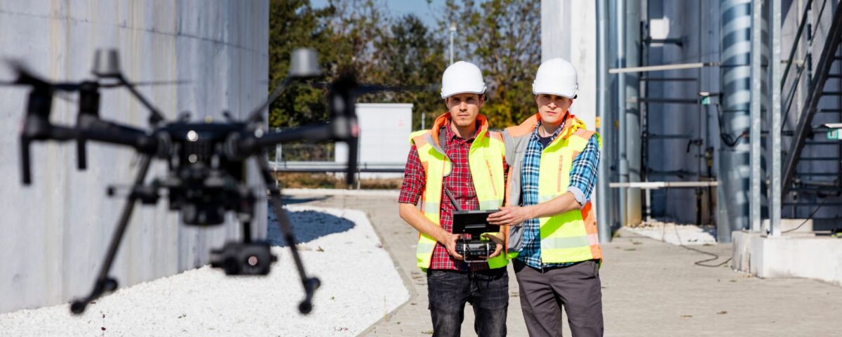 Imagen de Inspección eléctrica con drones utilizada en los servicios profesionales de SG Solutions.